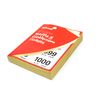 Silvine Cloakroom/Raffle Tickets, Numbered 1-1000 with Security Numbering. Ref 1000 Red