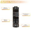 X AUTOHAUX Front Right Driver Side Power Window Switch Window Control Switch for Isuzu D-Max 2003-2011 Black