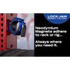 Lock-Jaw Flex Quick Release Aluminum Barbell Collar with Magnet (Red)