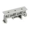 sourcing map PCB DIN Rail Mounting Bracket Carrier Clips, for 35mm DIN Rail Gray, 5 Sets