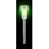 Trade One Stainless Steel Solar Garden Light, Rainbow, Silver