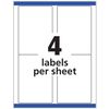 Avery Printable Shipping Labels with Sure Feed, 3-1/2" x 5", White, 400 Blank Mailing Labels for Laser Printers (5168)