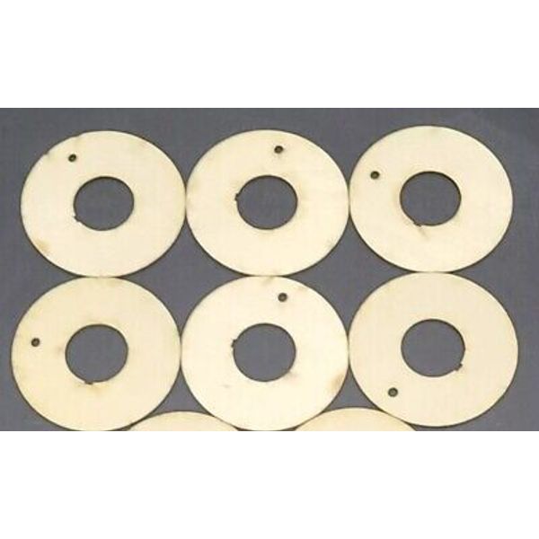 Model rocket centering rings rocket motor mount plywood rings 1/8"x 80x29mm 6pc