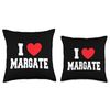 I Love Margate Throw Pillow