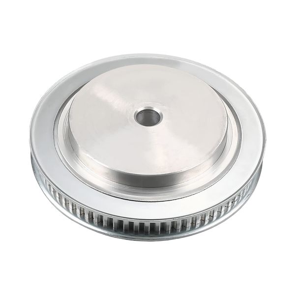 Fielect Aluminium Alloy XL 72 Teeth 12mm Inner Bore Diameter Timing Belt Pulley Flange Synchronous Wheel Silver Tone for 3D Printer CNC 1Pcs