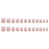 Entrance Ceremony Entry Ceremony For Wedding, Party, Afterparty, Handmade Nail Tips Kimono Nail Bright Colors Elegant Temperament Plain Nail Tips 24pcs Elegant Transparent Jelly Short Plain Cute Wedding Bridal