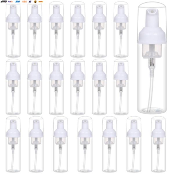 24 PCS Foam Pump Bottle Dispenser Refillable 2Oz/60Ml Empty Travel Size Foam Bot