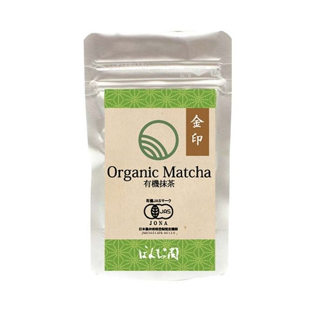 Honjien Organic Matcha Japanese Green Tea Powder Gold Grade 30g