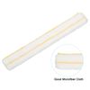 sourcing map 1 Pcs Microfiber Window Scrubber Replacement Head 17.72 Inch Yellow White