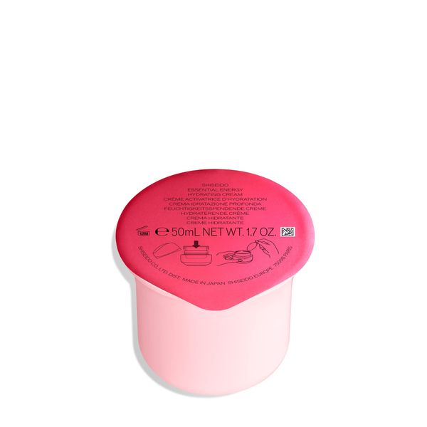 Shiseido Essential Energy Hydrating Cream Refill - 50 mL - Visibly Reduces the Look of Pores & Fine Lines - With Hyaluronic Acid - 24-Hour Hydration - Vegan - All Skin Types