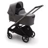 Bugaboo dragonfly carrycot complete grey melange