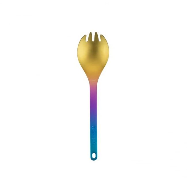 Snow Peak 2022 Snow Peak Festival Spring Titanium Sparking Spoon Rainbow FES-404 Camping Cooking Cutlery Snow Peak