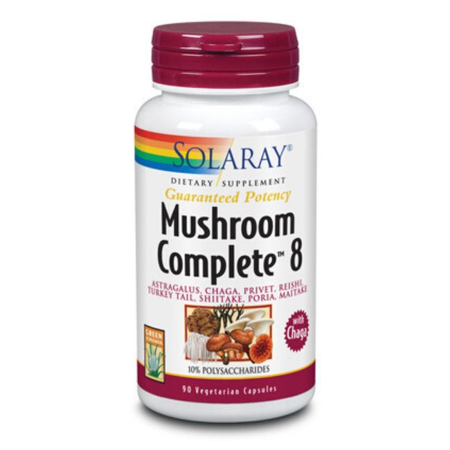 Solaray Mushroom Herb Complex Supplement | 90 Count