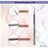 Dental Care Tool Explorer #9 to Remove Plaque and Tartar at Home Made of Stainless Steel with Precision Tips Knurled Handle Design for Firm Grip to Remove Teeth Stain Pet Oral Hygiene Care