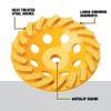 DEWALT DW4772T 4-Inch XP Turbo Diamond Cup Wheel