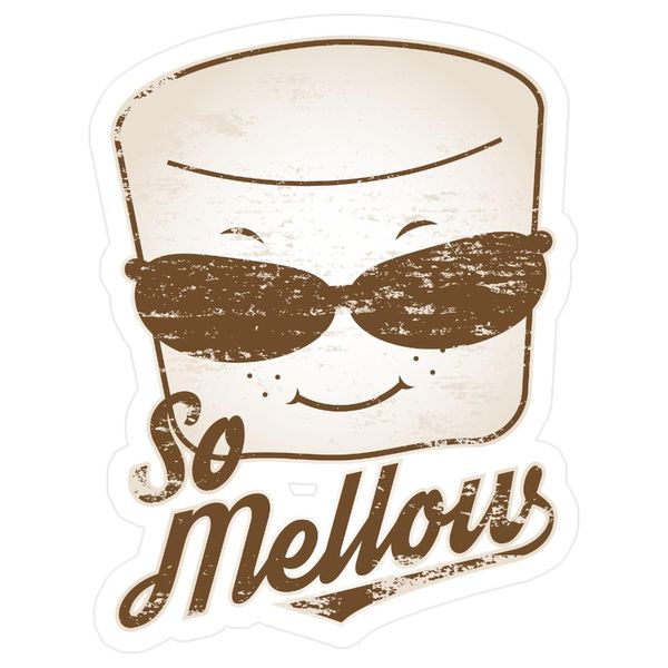 CafePress Marsh Mellow Small Die Cut Sticker, 3"x4" Matte Finish