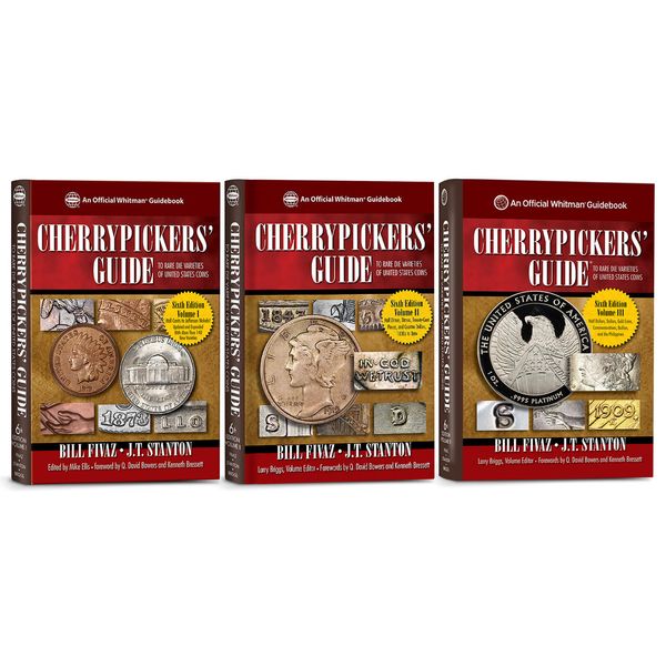 Cherrypicker’s Guide 3-Book Set – Rare U.S. Coin Varieties ID & Values