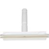 Vikan, White Squeegee,Ultra Hygiene,Dbl Blade,Hand,10", 7711