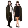 Wicked Costumes Vampire Cape with Stand Up Collar - Black