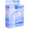 Shower Enema System with Universal 3 Piece Silicone Enema Attachment Set