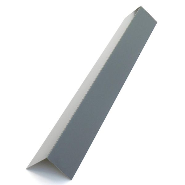 Excolo Aluminium Angle Sheet 2000 mm Long Aluminium Sheet Angle 90° Angle Anthracite Grey, grey