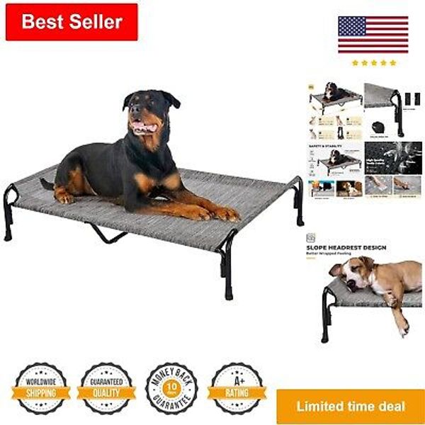 Elevated Cooling Pet Bed: XX-Large Size for Large Breeds, Sturdy Design