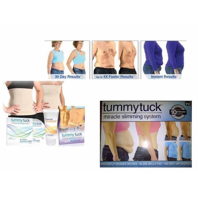 Tummy Tuck Miracle Slimming System Belt Size TRUSTED, 49 OFF