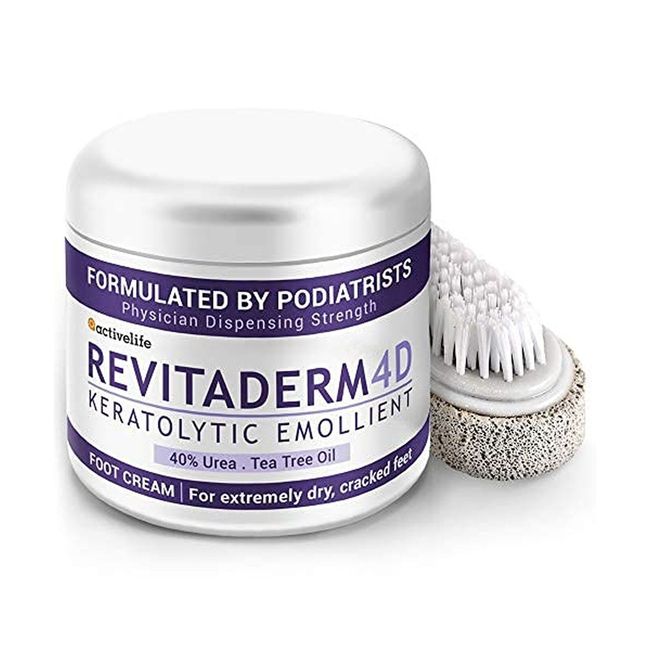 Revitaderm Urea Foot Cream 40 Percent For Dry Cracked Feet, Hands, Elbows and...