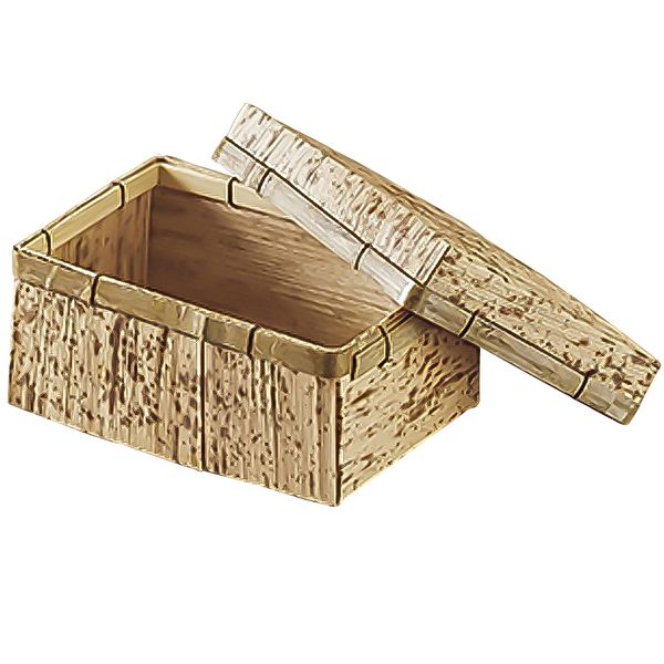 Yamako 38638 Bamboo Skin Pasting Container, Mini, Natural