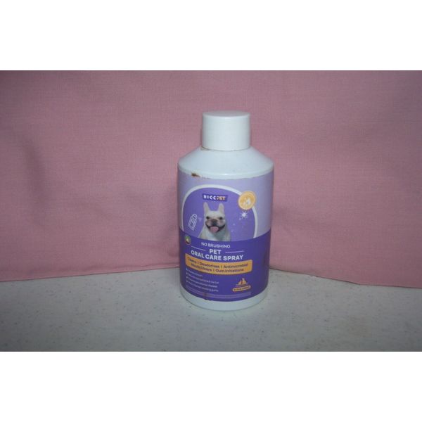 HICC PET Dog & Cat Oral Care Spray No Brushing 5.1 fl. oz./150 ml. Really Works!