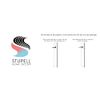 Stupell Industries Bathroom Terms Wash Floss Brush Flush Minimal Text, Designed by Stephanie Workman Marrott Wall Plaque, 13 x 19, Black