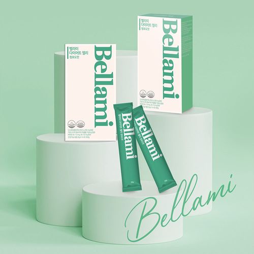 Bellamy Diet Jelly Green Grape Flavor, 1ea, 350g