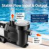 Hayward 2HP Variable 2-Speed Swimming Pool Pump Motor Strainer In/Above Ground