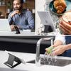 ZEACCT 3-Pack Adjustable Multi-Angle Foldable Phone Stand Holder with Non-Slip Base - Portable Desktop Dock for Mobile Devices, Tablets, E-Readers (Compact Space-Saving Design)