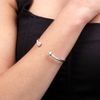 Treasure Bay Silver Bracelet for Women Men 925 Sterling Silver Solid Open Torque Bangle