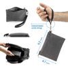 Epulse Small Odorless Storage Pouch - Carbon Lined Scent Proof Bag, 6x4 Inches (Gray)