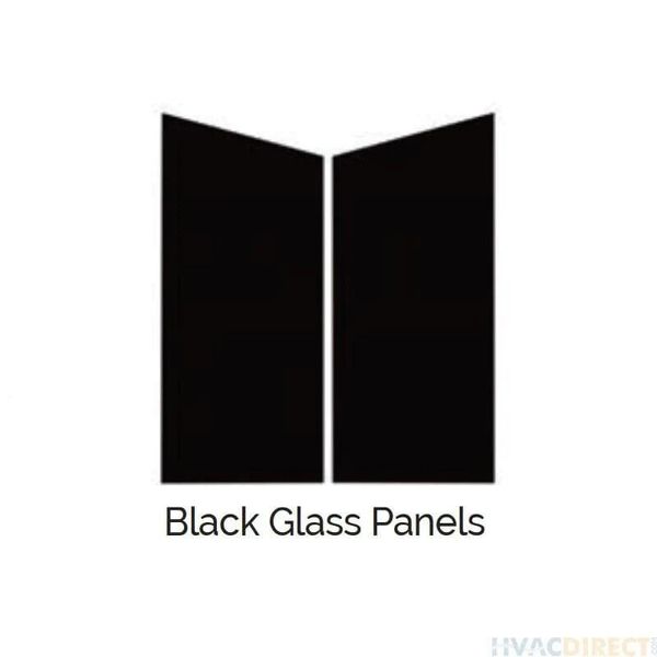 Modern Flames HFPNBG Reflective Black Glass Side Panels