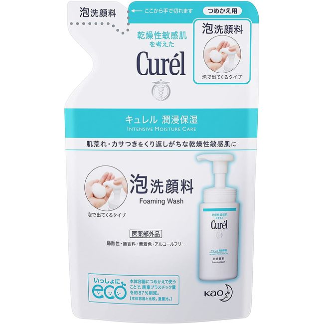 Curél Foaming Wash Refill-Type (130 ml)