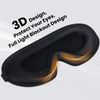 Sleep Eye Mask, 3D Contoured Sleep Mask Light Blocking Sleep Mask for Women and Men, Soft and Comfortable Night Eye Blinder, Suitable for Travel, Lunch Breaks, Sleeping, Meditation