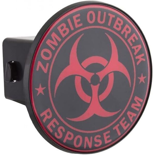 Zombie Outbreak 3D Polyurethane Domed Plastic Hitch Cover 2" Receiver Car-SUV