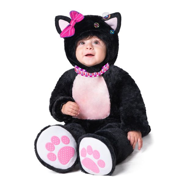 Spooktacular Creations Baby Girl Black Kitten Costume Baby Cat Costume for Toddler Baby Unisex Infants Halloween Costume for Dress Up Party