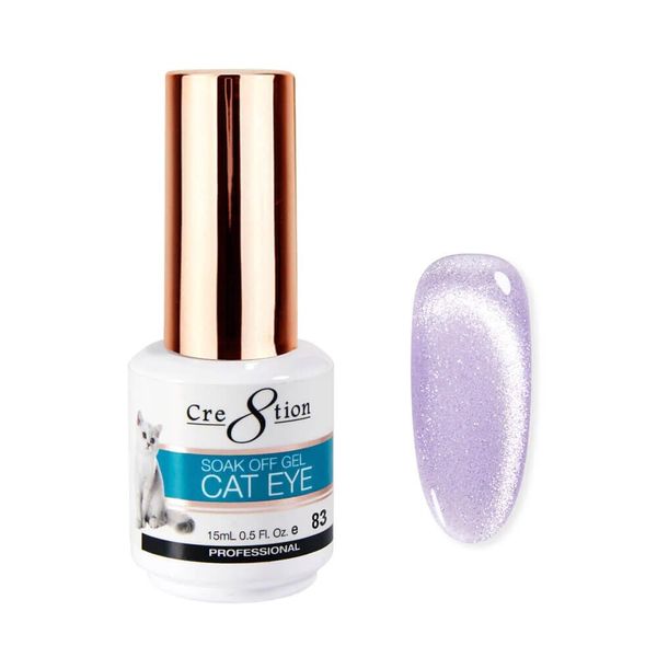 Cre8tion Soak Off  Gel Cat Eye 0.5 Oz #83