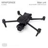WRAPGRADE Skin Sticker Compatible with DJI Air 3S Full Wrap (Black Bumpy Camo)