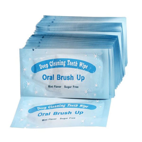 FOMIYES Cleaning Wipes Cleansing Wipes 50pcs Teeth Wipes Disposable toothbrushes with Toothpaste Finger Toothbrush Teeth Wipes Gauze Finger Toothbrush Cleaning Wipes Cleansing Wipes