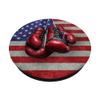 Boxing Gloves Cool and Vintage American Flag Style
