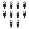 10 PCS Black Plastic Swivel LAUNDRY HOOK/CLIPS Clothes Pin Display Store Fixture