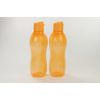 Tupperware To Go Eco 750 ml Orange (2) Drinking Bottle Clip Cap Eco