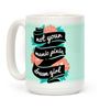 LookHUMAN Not Your Manic Pixie Dream Girl White 15 Ounce Ceramic Coffee Mug
