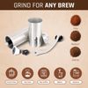 Manual Coffee Grinder - Stainless Steel Ceramic Burr by itrends.