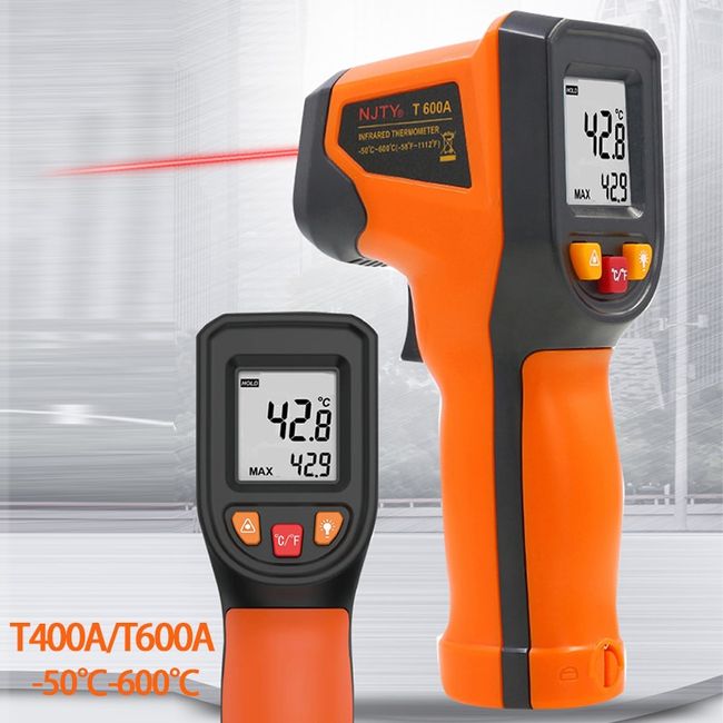 Digital Infrared Thermometer Laser Temperature Meter Non-contact
